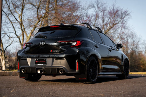 Rally Armor UR Black w/ White Logo Mud Flaps Set of 4 for Toyota GR Corolla Hatch (2023+)