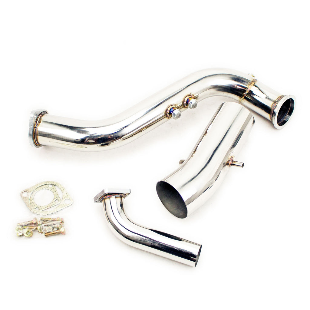 Rev9 DP-023 turbo downpipe, intake pipe and dump tube set for Toyota Supra 2JZGE / 2JZGTE - image 1