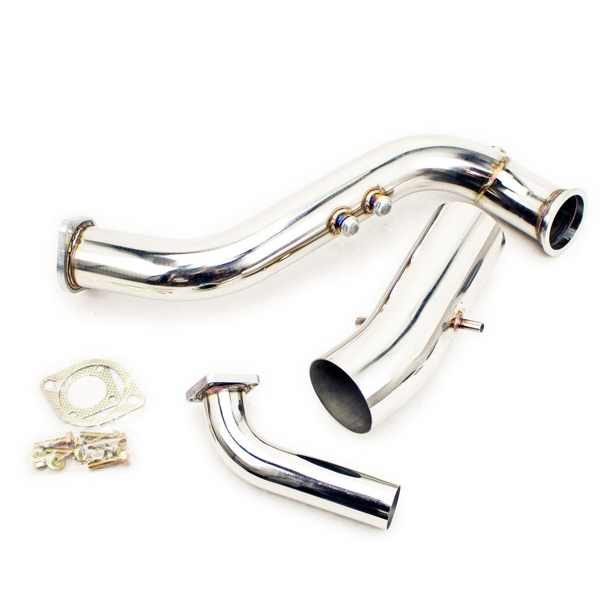 Rev9 DP-023 turbo downpipe, intake pipe and dump tube set for Toyota Supra 2JZGE / 2JZGTE - image 1
