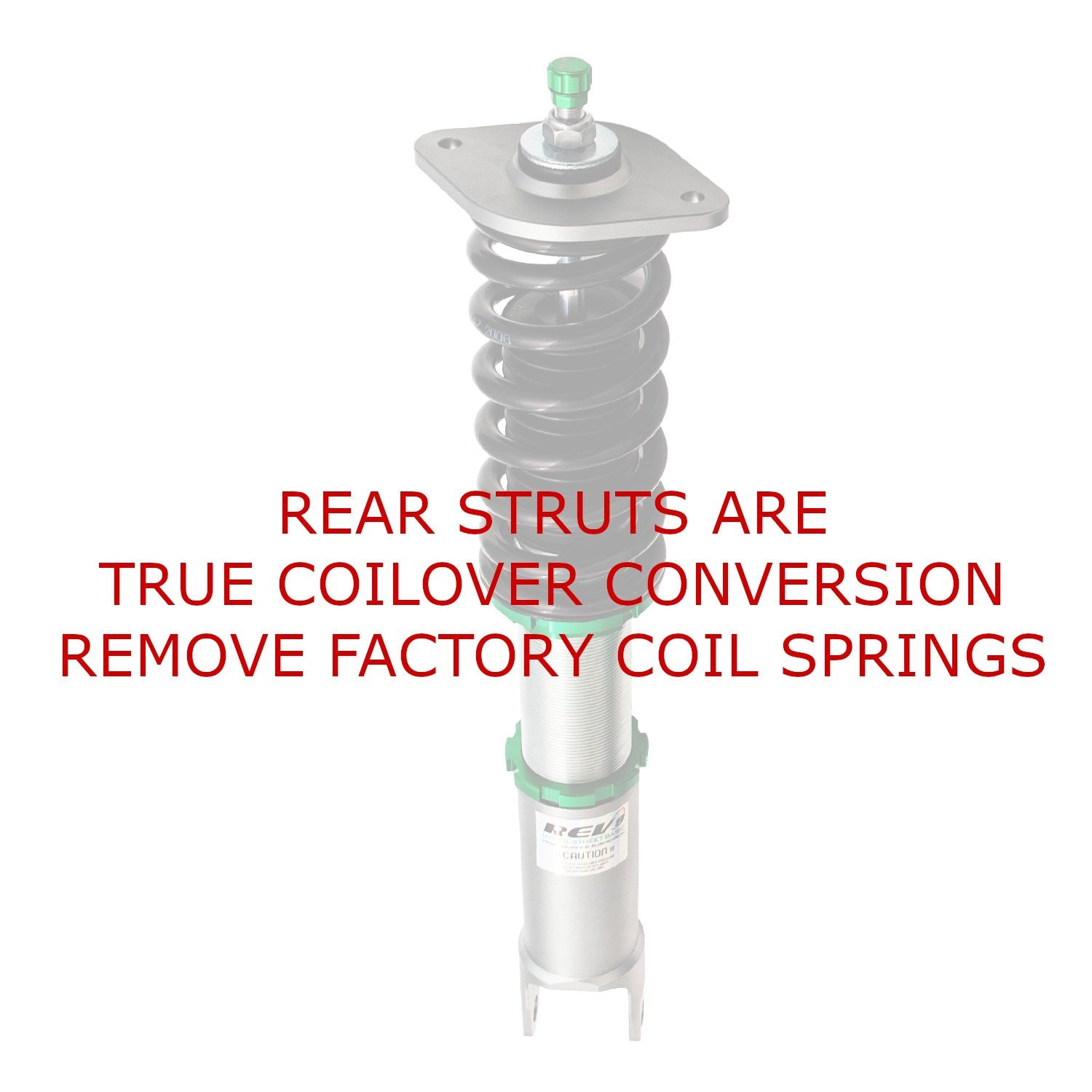 Rev9 Hyper-Street 3 True Rear Coilover Kit w/ Inverted Shocks - Nissan Maxima (A35) 2009-14