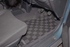 Phase 2 Motortrend (P2M) RHD Checkered Carpet Race Floor Mats - Honda Civic EG EJ EH Coupe Hatch Sedan (1992-1995)