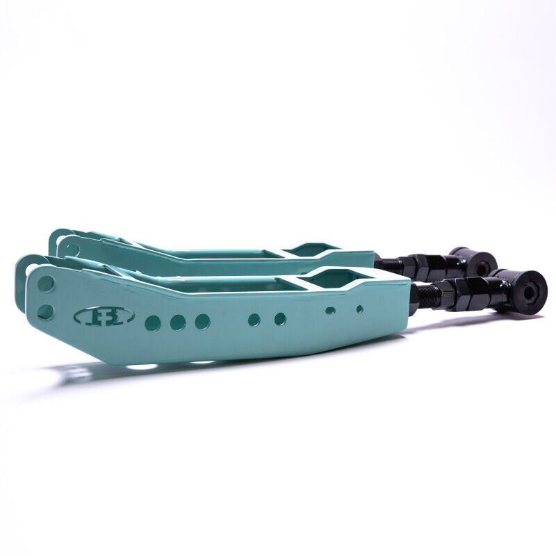 Blox Racing Adjustable Rear Lower Control Arms Set - Teal - Subaru WRX & STI (2008-2021)