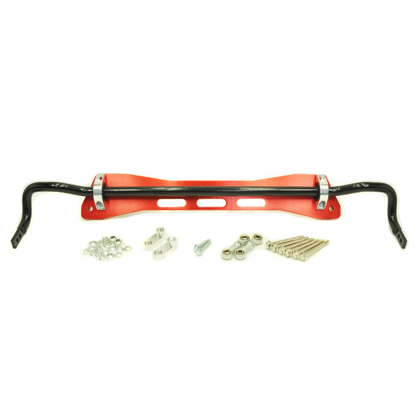 Godspeed Project SB-060-RED-B red rear sway bar and subframe brace kit for 1992-1995 Honda Civic (All Models)