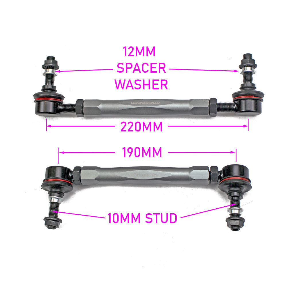 SB-TR-140-10_09 Rear Adjustable Sway Bar End Links - MINI Cooper Base, image 6