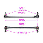 GSP GodSpeed Project 320- 370mm Front Sway Bar Adjustable Links Set - Universal