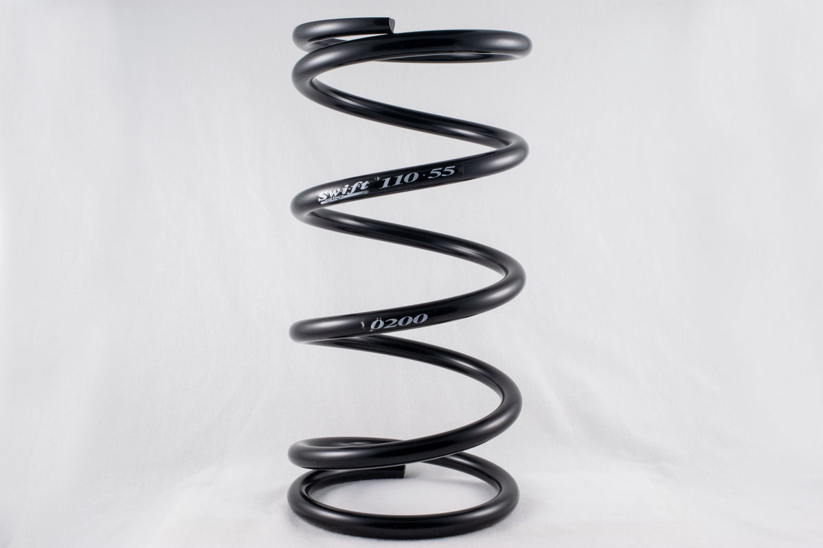 Standard Conventional Front Spring - 11" Length | 5.5" OD | 200lbs/inch (representative image)