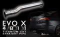 Tomei Ti Titanium Test / Mid Pipe - Mitsubishi Lancer Evolution X (EVO 10)