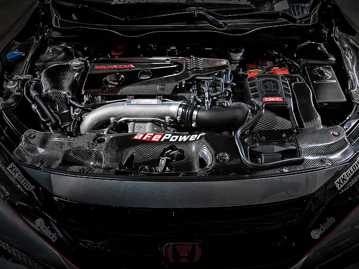 aFe Takeda Momentum Cold Air Intake System w/ Pro Dry S Filter - Honda Civic Type R FK8 (2017-2021)