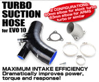 Tomei 60mm Turbo Suction Hose - Mitsubishi Lancer EVO X CZ4A 4B11 for Stock Turbo