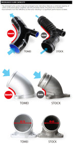 Tomei 60mm Turbo Suction Hose - Mitsubishi Lancer EVO X CZ4A 4B11 for Stock Turbo