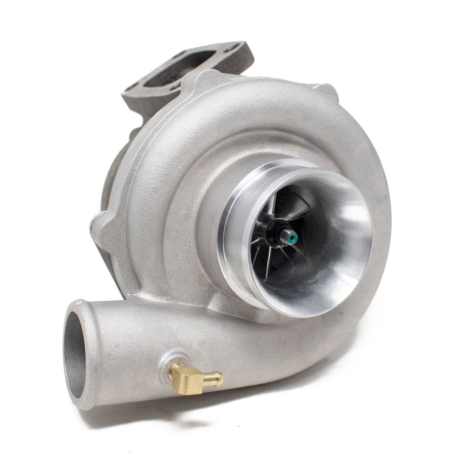 Rev9 TX-Series - TX-50E-57 Billet Compressor Wheel Turbocharger .63AR, T3 Flange, 5-Bolt Exhaust Flange - TX-50E-BW-57-T3-5B-63