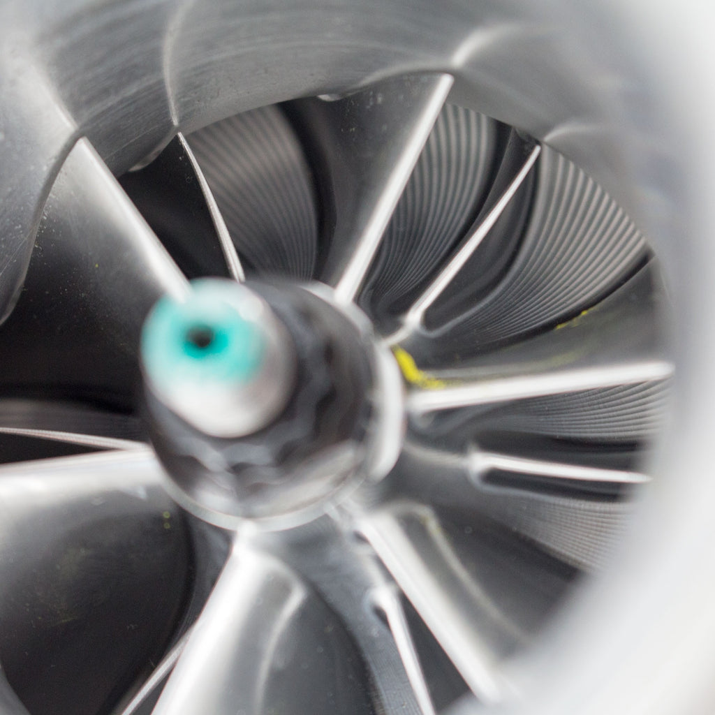 Rev9 TX-Series - TX-50E-57 Billet Compressor Wheel Turbocharger .63AR, T3 Flange, 5-Bolt Exhaust Flange - TX-50E-BW-57-T3-5B-63