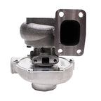Rev9 TX-Series - TX-50E-57 Billet Compressor Wheel Turbocharger .63AR, T3 Flange, 4-Bolt Exhaust Flange - TX-50E-BW-57-T3-4B-63