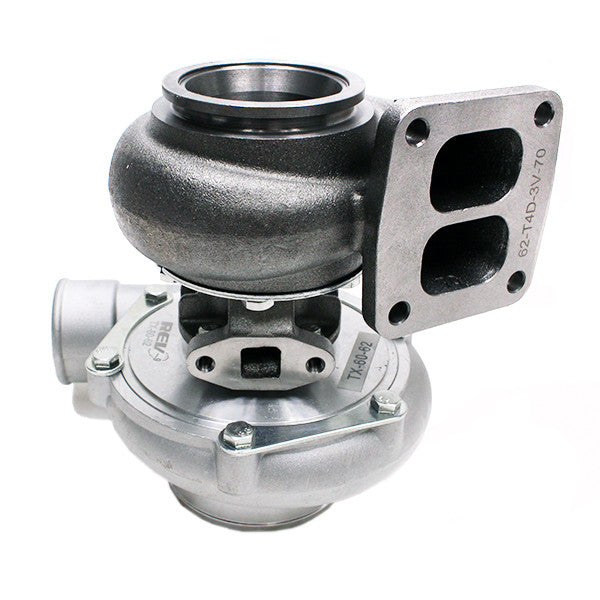 Rev9 TX-Series - TX-60-62 Turbocharger .70 AR (T4 Divided Flange / 3 in. V-Band Exhaust) - TX-60-62-T4D-3V-70
