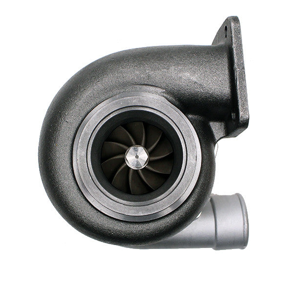 Rev9 TX-Series - TX-60-62 Billet Compressor Wheel Turbocharger .84 AR, T4 Divided Flange, 3 in. V-Band Exhaust - TX-60-BW-62-T4D-3V-84