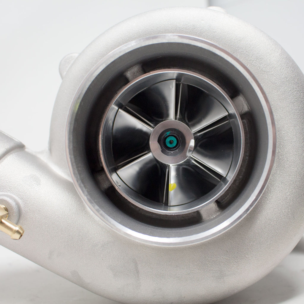 Rev9 TX-Series - TX-72-68 Billet Compressor Wheel Turbocharger .81 AR, T4 Flange, 3 in. V-Band Exhaust - TX-72-BW-68-T4-3V-81