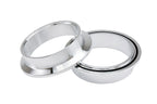 HPS Stainless Steel 2.5" V Band Clamp Kit, Aluminum Flanges, NBR O-Ring, Quick Release
