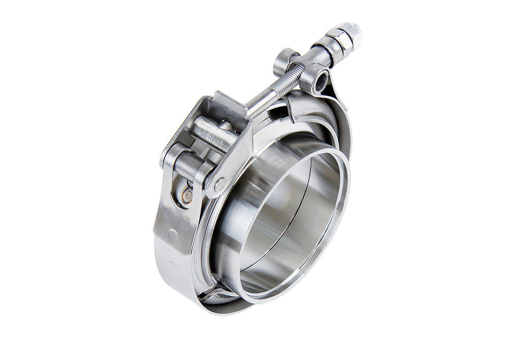 HPS Stainless Steel 6 inch V Band Clamp Kit Stainless Steel Flanges Quick Release