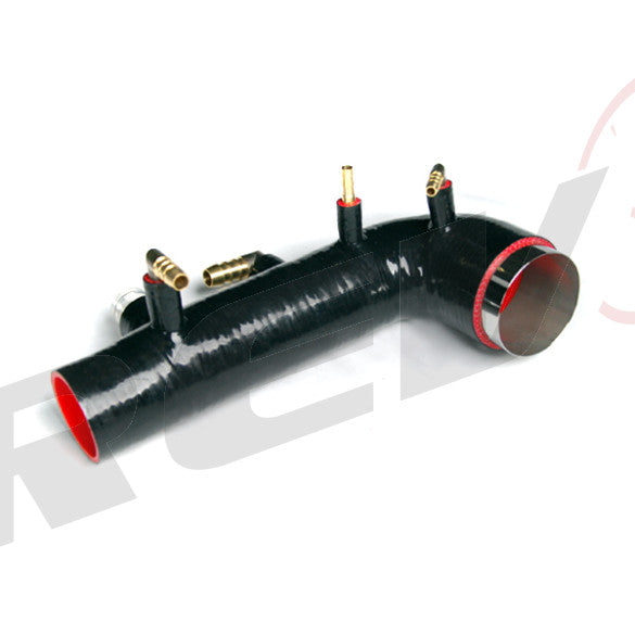 Rev9 Silicone Turbo Inlet Hose - Black - Subaru WRX (02-07) / STi