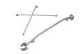 XBAR-S2K-S - Megan Racing Race Spec Front Strut Tower & X Bar Brace - Honda S2000 S2K SILVER