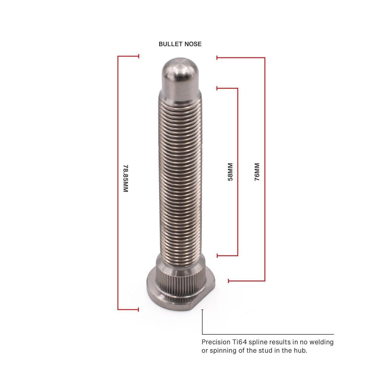 BLOX Racing XTREME Titanium Wheel Studs