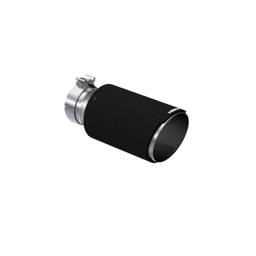 MBRP 4-Inch Dual Wall Angle Cut Tip - Carbon Fiber Tip