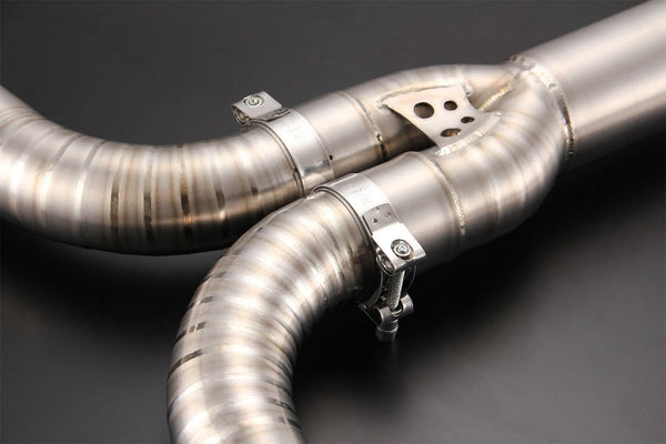 Tomei EXPREME Ti Full Titanium Mid Y Pipe - Nissan Z33 Z34 350Z 370Z