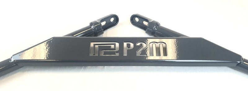 P2M Race Spec Aluminum 3pt Front Strut Tower Bar Brace - FR-S BRZ 86 GT86 - P2-3PFSTBGT86-SRE