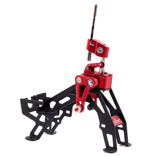 Hybrid Racing Performance Adjustable Short Shifter Assembly - Red - Honda Civic / Si / FK8 Type R (2016-2021)