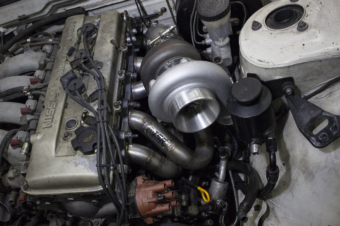 ISR Performance Ram Horn Top Mount Manifold MVS SCH10 - Nissan 240sx S13 S14 KA24DE