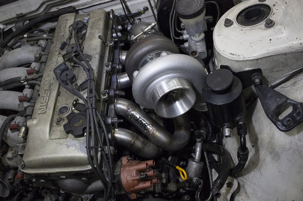 ISR Performance Ram Horn Top Mount Manifold MVS SCH10 - Nissan 240sx S13 S14 KA24DE