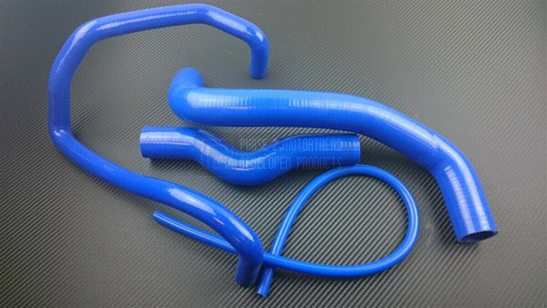 Phase 2 Motortrend (P2M) Radiator Coolant Hoses Kit 4pcs BLUE - Nissan 350z Z33 VQ35DE (2003-2006)