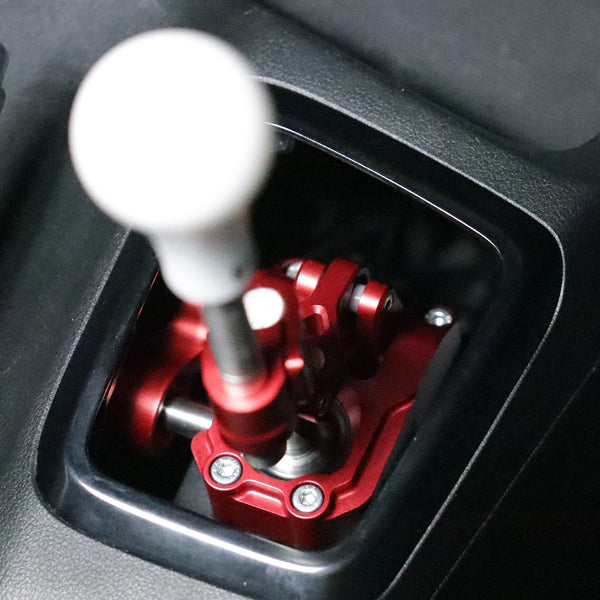 Hybrid Racing Performance Adjustable Short Shifter - Red - Honda Civic & Si (2012-2015)