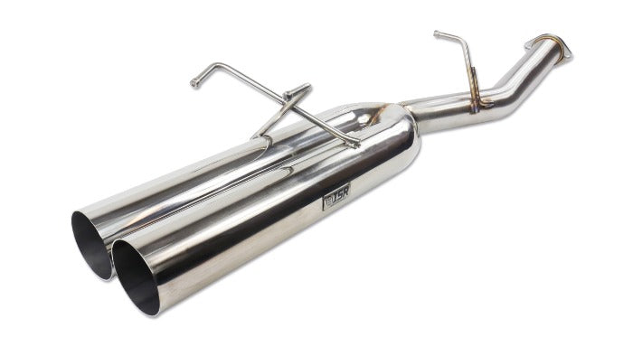 IS-EPDUAL-S13BO - ISR 4" EP Exhaust Straight Pipes Dual Tip - Nissan S13 240sx (1989-1994)