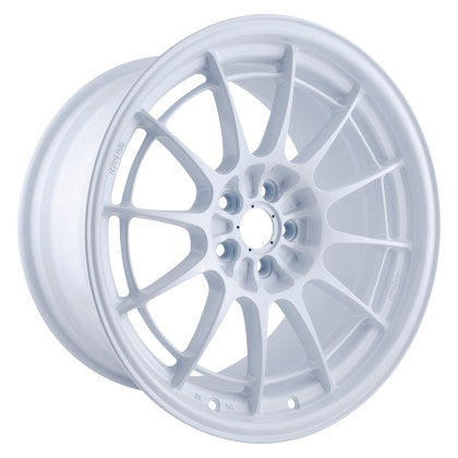 Enkei NT03+M 18x9.5 5x114.3 - 40mm Offset 72.6mm Bore - Vanquish White - Single Wheel