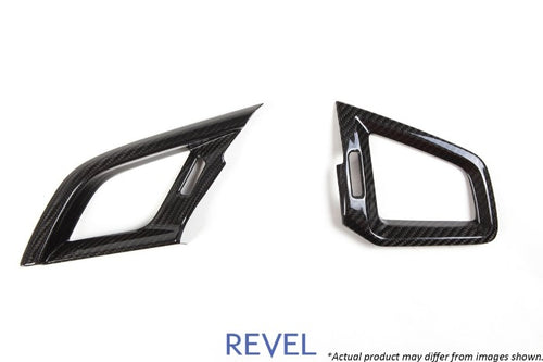 Revel GT Dry Carbon Fiber Air Conditioning A/C Vent Covers - Honda Civic (2016-2018)