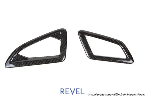 Revel GT Dry Carbon Fiber Defroster Garnish Covers Set - Honda Civic (2016-2018)