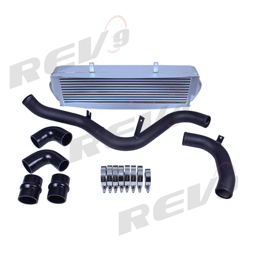 REV9 Power FMIC Aluminum Front Mount Turbo Intercooler Kit - Silver - Ford Focus ST (2013-2018)