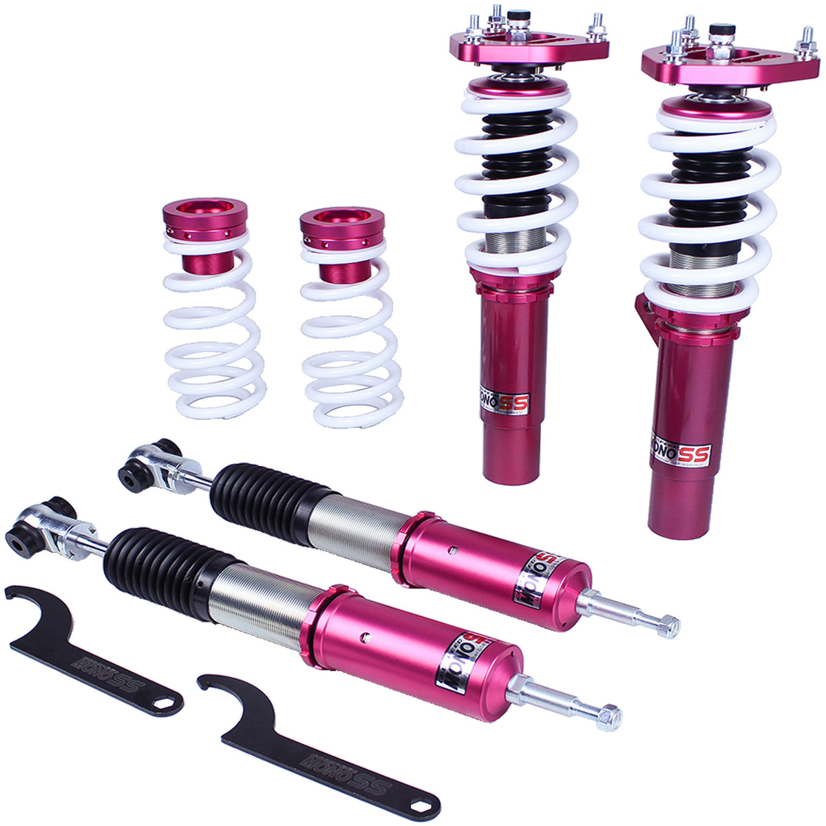 GSP Godspeed Project Mono SS Coilovers - Volkswagen Golf R (MK7) 2015-20 (54.5mm Front Axle Clamp)