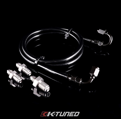 K-Tuned Stainless Steel Clutch Line Kit - Honda Civic w/ K Swap (1992-2000)