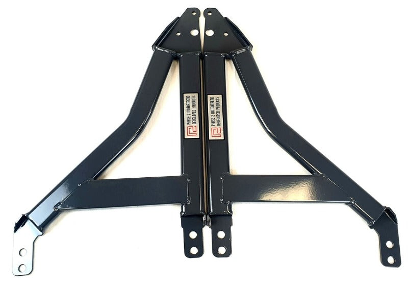 P2M Steel Front Fender Braces Set - Nissan Z33 350z (2003-2009)