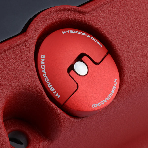 Hybrid Racing V2 Slim Oil Cap - Red - Universal Acura & Honda