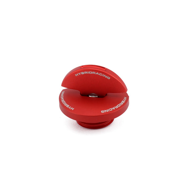 Hybrid Racing V2 Slim Oil Cap - Red - Universal Acura & Honda