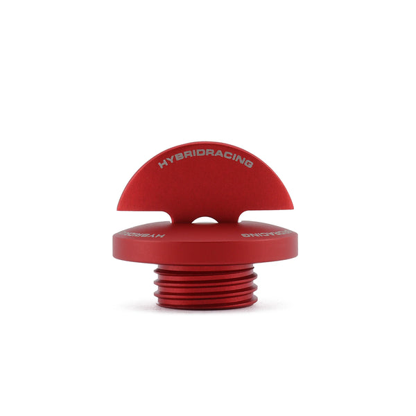 Hybrid Racing V2 Slim Oil Cap - Red - Universal Acura & Honda