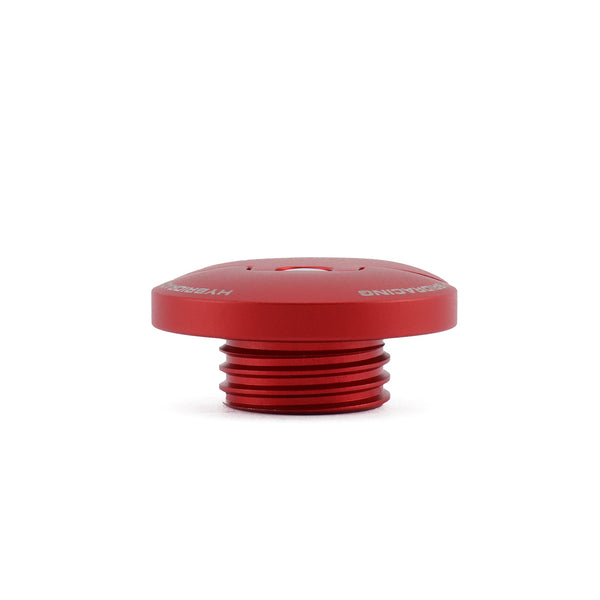 Hybrid Racing V2 Slim Oil Cap - Red - Universal Acura & Honda