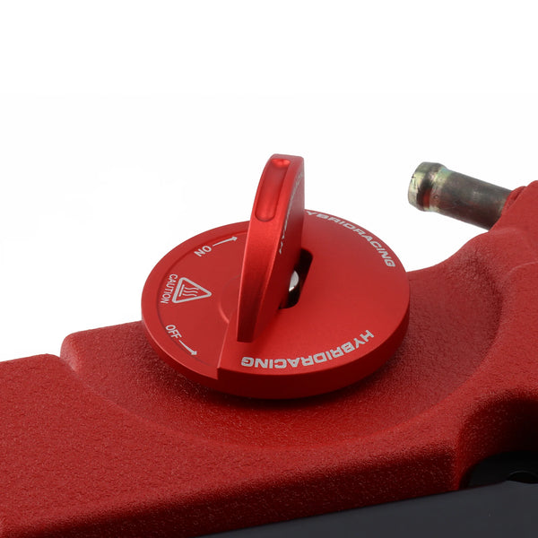 Hybrid Racing V2 Slim Oil Cap - Red - Universal Acura & Honda