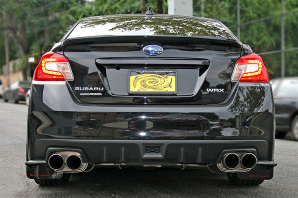 Rally Armor UR Black w/ Grey Logo Mud Flaps Set of 4 - Subaru WRX & STI (2015-2021)
