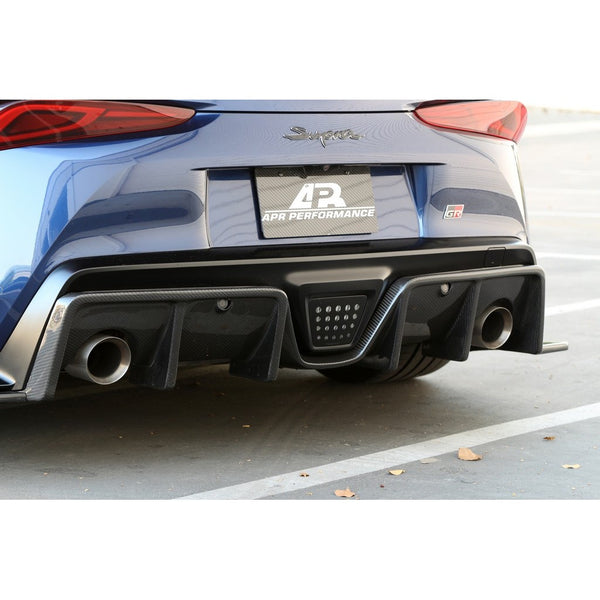 APR Performance Carbon Fiber Rear Bumper Diffuser - Toyota GR Supra A90 A91 (2020+)