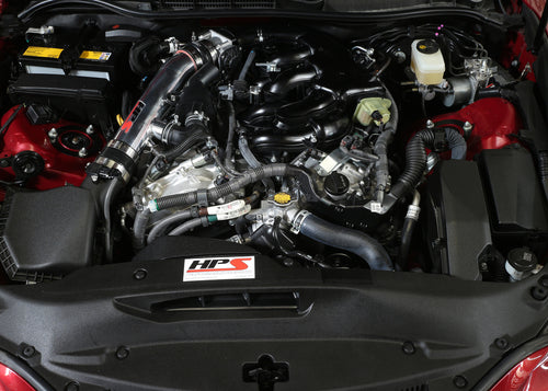 HPS Performance Post MAF Air Intake Tube Kit Installed Lexus 2014-2016 IS250 2.5L V6 F-Sport 27-559