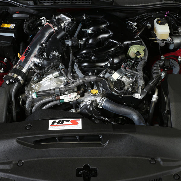 HPS Performance Post MAF Air Intake Tube Kit Installed Lexus 2014-2016 IS250 2.5L V6 F-Sport 27-559